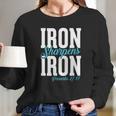 Iron Sharpens Iron Proveb Long Sleeve T-Shirt Gifts for Her