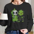 Jack & The Grinch Long Sleeve T-Shirt Gifts for Her