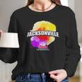 Jacksonville Colorful Retro Logo Long Sleeve T-Shirt Gifts for Her