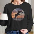 Jumping Sunset Dolphins Long Sleeve T-Shirt Gifts for Her