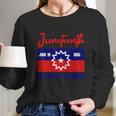 Juneteenth Celebrate Freedom Red White Blue Free Black Slave Long Sleeve T-Shirt Gifts for Her