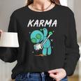 Karma Cute Anime Kawaii Pastel Goth Emo Punk Voodoo Doll Long Sleeve T-Shirt Gifts for Her