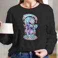 Kawaii Pastel Goth Cute And Creepy Death Grim Reaper Long Sleeve T-Shirt Gifts for Her