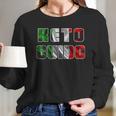 Keto Guido Funny Italian Keto Diet Long Sleeve T-Shirt Gifts for Her