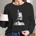 The King Stands Haile Selassie Crown Long Sleeve T-Shirt Gifts for Her