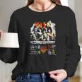 Kiss Band 47Th Anniversary Signatures Long Sleeve T-Shirt Gifts for Her