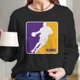 Kobe Nba Lakers Logo Rip Kobe Long Sleeve T-Shirt Gifts for Her