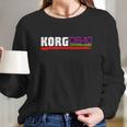 Korg Keyboard Long Sleeve T-Shirt Gifts for Her