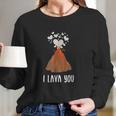 I Lava You Cute Art Gif For Human Long Sleeve T-Shirt Gifts for Her