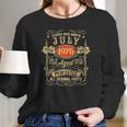 Legends Were Born In July 1976 45Th Birthday 45 Years Old Long Sleeve T-Shirt Gifts for Her