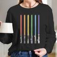 Lgbt Light Sword Pride Saber Ally Lgbtq Long Sleeve T-Shirt Gifts for Her