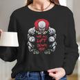 We All Lift Down Here It Clown Long Sleeve T-Shirt Gifts for Her