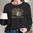 Living In A Van Down By The River Matt Foley Vintage Long Sleeve T-Shirt Gifts for Her