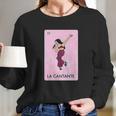 Loteria Mexican Parody Bingo Gamer Funny Graphic Long Sleeve T-Shirt Gifts for Her