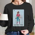 Loteria Mexican Parody Gamer Funny Graphic Long Sleeve T-Shirt Gifts for Her