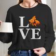 I Love Goldfish Retro Goldfish Keeper Aquarium Hobby Long Sleeve T-Shirt Gifts for Her