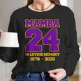 In Loving Memory Mamba 24 Tribute Long Sleeve T-Shirt Gifts for Her