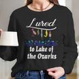 Lured To Lake Of The Ozarks Fishing Fisherman Long Sleeve T-Shirt Gifts for Her