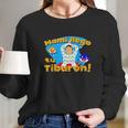 Mami Llego Tu Tiburon Safaera Reggaeton Gift Long Sleeve T-Shirt Gifts for Her