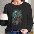 Mandalorian Warrior Graphic Long Sleeve T-Shirt Gifts for Her