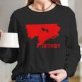 Map Of Detroit City Long Sleeve T-Shirt Gifts for Her