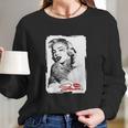 Marilyn Monroe Tattooed Long Sleeve T-Shirt Gifts for Her