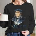 Martin Luther Nailed It Paint Stroke Long Sleeve T-Shirt Gifts for Her