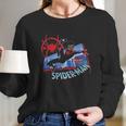 Marvel Spider-Man Into The Spider-Verse Miles Kick Long Sleeve T-Shirt Gifts for Her