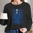 Mary Guadalupe Blue Tattoo Mexico Art Long Sleeve T-Shirt Gifts for Her