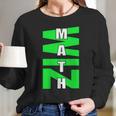 Math Wiz Logo Long Sleeve T-Shirt Gifts for Her