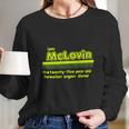 I Am Mclovin Green Long Sleeve T-Shirt Gifts for Her