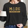 Mens Made Pha Freemason Prince Hall Mason Masonic Long Sleeve T-Shirt Gifts for Her