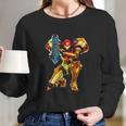 Metroid Samus Aran Long Sleeve T-Shirt Gifts for Her