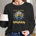 Minions Unsupervised Long Sleeve T-Shirt Gifts for Her