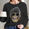 Monkey Smoking Cigar Long Sleeve T-Shirt Gifts for Her