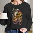 Motorcycle Indian Rider Long Sleeve T-Shirt Gifts for Her