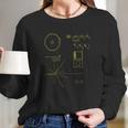 Nasa Voyager Golden Record T-Shirt Long Sleeve T-Shirt Gifts for Her