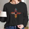 New Mexico State Zia Vintage Retro Long Sleeve T-Shirt Gifts for Her