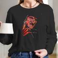 Nightmare On Elm Street Freddys Face Long Sleeve T-Shirt Gifts for Her