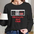 Nintendo And Chill - Nintendo And Chill T-Shirt Long Sleeve T-Shirt Gifts for Her