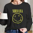 Nirvana Smiley Logo Long Sleeve T-Shirt Gifts for Her