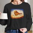 Original Drawing With Frame Salvador Dali Long Sleeve T-Shirt Gifts for Her