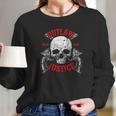 Outlaw Justice With Skull And Pistols Long Sleeve T-Shirt Gifts for Her