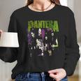 Pantera Official Vintage Group Sketch Long Sleeve T-Shirt Gifts for Her