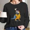 Parrot Of The Caribbean Bird Pirate Halloween Costume Gift Long Sleeve T-Shirt Gifts for Her