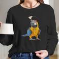 Parrot Of The Caribbean Bird Pirate Halloween Costume Gift Long Sleeve T-Shirt Gifts for Her