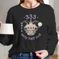 Pastel Goth 333 Only Half Evil Kawaii Long Sleeve T-Shirt Gifts for Her