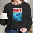 Paws Jaws Rabbit And Carrot Long Sleeve T-Shirt Gifts for Her