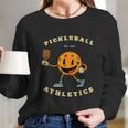 Pickleball Retro Kids Dink Funny Cartoon Long Sleeve T-Shirt Gifts for Her