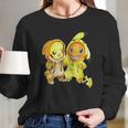 Pikachu And Pikachu Charmander Pokemon Long Sleeve T-Shirt Gifts for Her